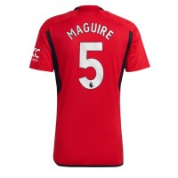 Camiseta Manchester United Harry Maguire #5 Primera Equipación Replica 2023-24 mangas cortas